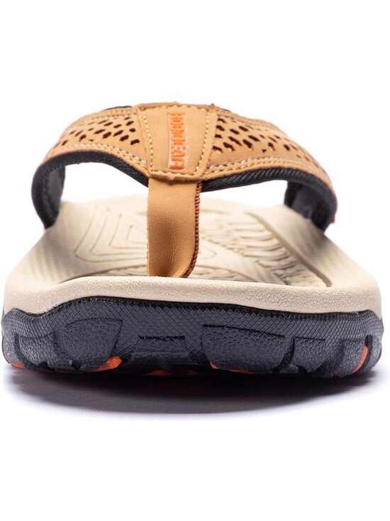 Men\'s Khaki Sport Flip Flops Comfort Outdoor Rubber Casual Thong Sandal Shoes main image 4